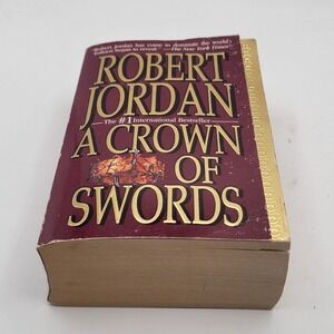 Robert Jordan A Crown‎ of Swords Paperback 1st Mass Market Printing Book 7 Good